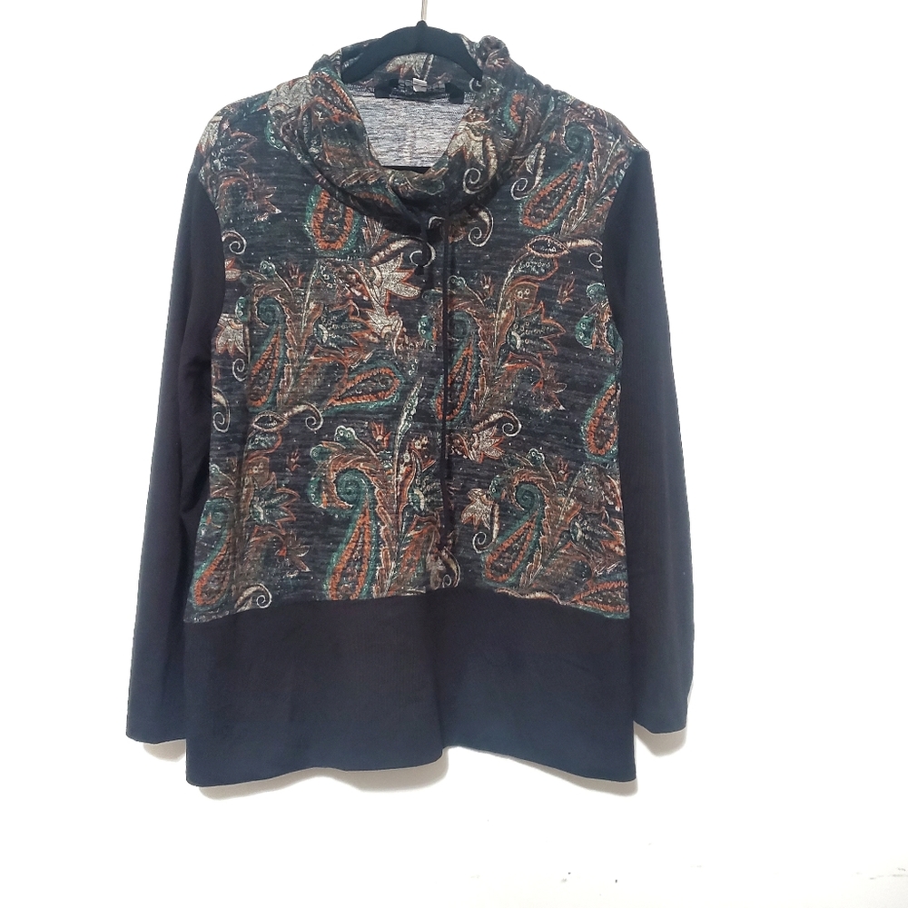 4for20!!Knit paisley maternity top size L